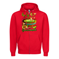 Red holy guacamole Zipper Hoodie - AdoDesignShop