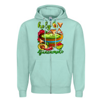 Seafoam holy guacamole Zipper Hoodie - AdoDesignShop