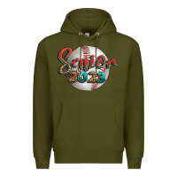 Army Green baseball senior 2023 Premium Hoodie - BundleAndBundleShop