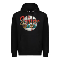 Black baseball senior 2023 Premium Hoodie - BundleAndBundleShop