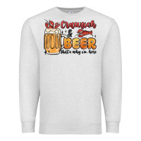 Oatmeal Heather crawfish and beer that's why i'm here Premium Sweatshirt - MaliasSmallBusiness