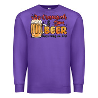 Purple crawfish and beer that's why i'm here Premium Sweatshirt - MaliasSmallBusiness