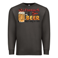 Smoke crawfish and beer that's why i'm here Premium Sweatshirt - MaliasSmallBusiness