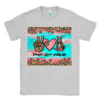 Moon Dust peace love pitbull Classic Tee - JahusDesignShop