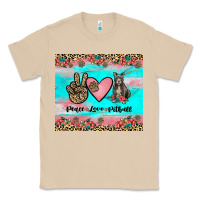 Mushroom peace love pitbull Classic Tee - JahusDesignShop