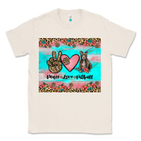 Natural peace love pitbull Classic Tee - JahusDesignShop