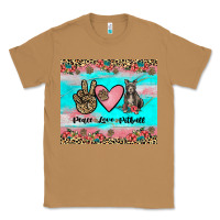Toasted Coconut peace love pitbull Classic Tee - JahusDesignShop