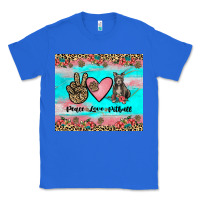 True Royal peace love pitbull Classic Tee - JahusDesignShop