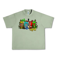 Oil Green oh holy night Urban Heavy Tee - CowhideDigitalArt
