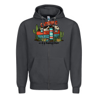 Smoke camping is my happy place Zipper Hoodie - JahusDesignShop