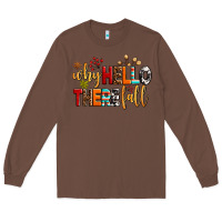 Chestnut why hello there fall Long Sleeve Tee - AdoDesignShop