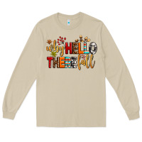 Mushroom why hello there fall Long Sleeve Tee - AdoDesignShop