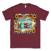 Burgundy Registered Nurse Tumbler Classic Tee - BundleAndBundleShop