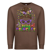 Chestnut bead princess messy bun mardi gras Premium Sweatshirt - MaliasSmallBusiness