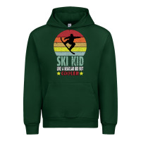 Forest Green ski kid like a regular kid but coolers Urban Hoodie - Bettercallsaul