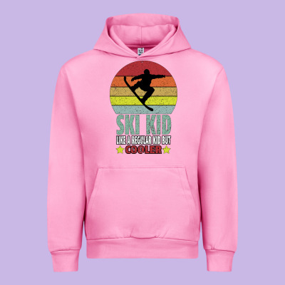 Ski Kid Like A Regular Kid But Coolers Urban Hoodie Designed By Bettercallsaul
