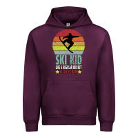 Mauve Wine ski kid like a regular kid but coolers Urban Hoodie - Bettercallsaul