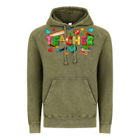 Vintage Olive teacher Vintage Hoodie - texasbilliewilder