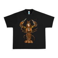 Black crawfish Urban Heavy Tee - FaDigitalArtStudio