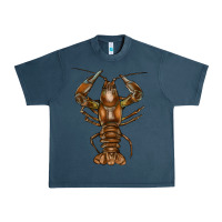 Midnight Navy crawfish Urban Heavy Tee - FaDigitalArtStudio