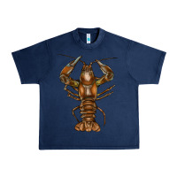 Navy crawfish Urban Heavy Tee - FaDigitalArtStudio