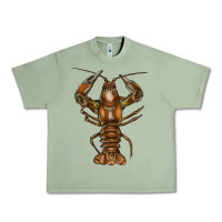 Oil Green crawfish Urban Heavy Tee - FaDigitalArtStudio
