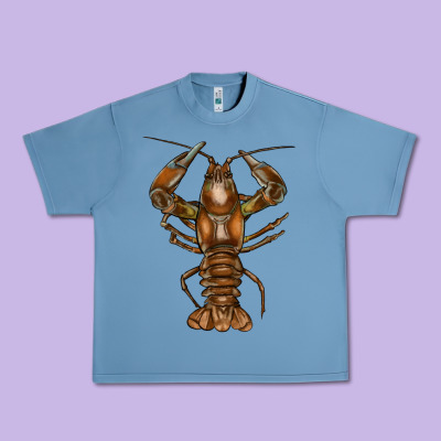 Crawfish Urban Heavy Tee Designed By Fadigitalartstudio