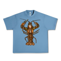 Pebble Blue crawfish Urban Heavy Tee - FaDigitalArtStudio