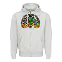 Dove Grey cactus sunflower horseshoe rainbow Zipper Hoodie - Artiststas