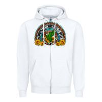 White cactus sunflower horseshoe rainbow Zipper Hoodie - Artiststas