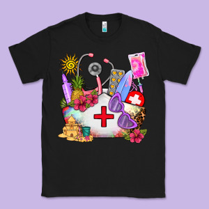 Nurse  Summer Classic Tee Designed By Adodesignshop