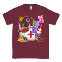 Burgundy nurse  summer Classic Tee - AdoDesignShop