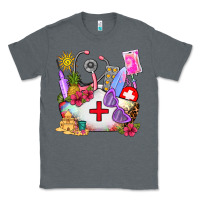 Charcoal Heather nurse  summer Classic Tee - AdoDesignShop