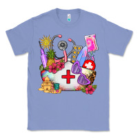 Colony Blue nurse  summer Classic Tee - AdoDesignShop