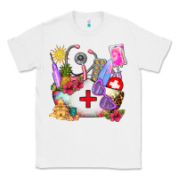 White nurse  summer Classic Tee - AdoDesignShop