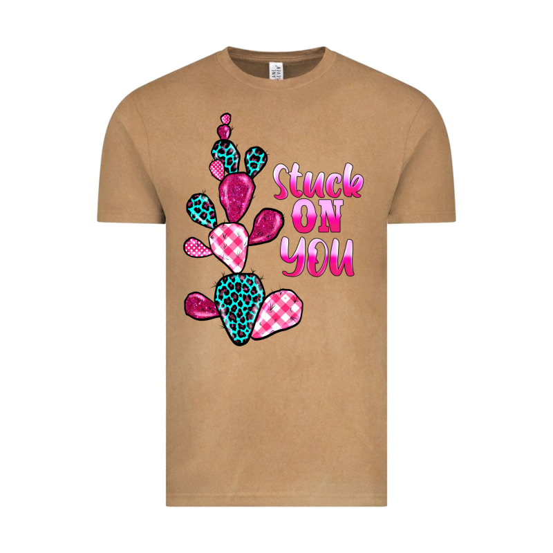 Stuck On You Cactus Vintage Tee by BarkalooDesign | Teevron