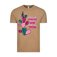 Vintage Coffee stuck on you cactus Vintage Tee - BarkalooDesign