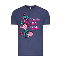 Vintage Denim stuck on you cactus Vintage Tee - BarkalooDesign