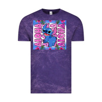 Cloud Purple aloha stitch Vintage Tee - Zillion Design Studio