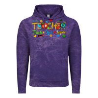 Cloud Purple teacher teach love inspire tbw Vintage Hoodie - texasbilliewilder