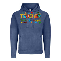 Vintage Denim teacher teach love inspire tbw Vintage Hoodie - texasbilliewilder