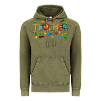 Vintage Olive teacher teach love inspire tbw Vintage Hoodie - texasbilliewilder