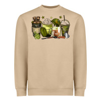 Mushroom army coffee cups Heavyweight Sweatshirt - Zillion Design Studio