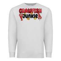 Dove Grey crawfish junkie Premium Sweatshirt - MaliasSmallBusiness