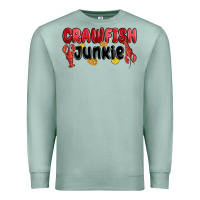 Seafoam crawfish junkie Premium Sweatshirt - MaliasSmallBusiness