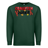 Sports Green crawfish junkie Premium Sweatshirt - MaliasSmallBusiness