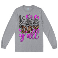 Heather Grey it's race day y'all Long Sleeve Tee - JahusDesignShop