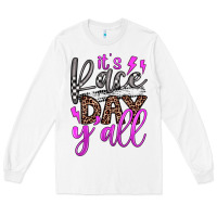 White it's race day y'all Long Sleeve Tee - JahusDesignShop