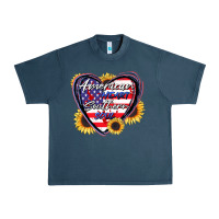 Midnight Navy American heart southern soul Urban Heavy Tee - CowGirlArtShop