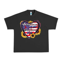 Pigment Black American heart southern soul Urban Heavy Tee - CowGirlArtShop